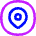 Location Pin Circle Icon from Flex Neon Set