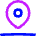 Location Pin Drop Icon from Flex Neon Set