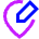 Location Pin Edit Icon from Sharp Neon Set