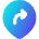 Location Pin Moved Icon from Flex Gradient Set