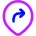 Location Pin Moved Icon from Flex Neon Set