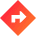 Map Direction Enable Icon from Sharp Gradient Set