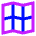 Map Grid Icon from Sharp Neon Set