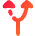 Navigation Arrow Alt Route Icon from Flex Gradient Set