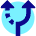 Navigation Arrow Alt Route Icon from Sharp Pop Set