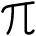 Interface Math Pi Sign