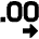 Number Decimal Increase Icon from Sharp Remix Set