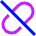 Medication Off Icon from Sharp Neon Set