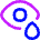 Symptoms Eye Drop Icon from Flex Neon Set