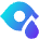 Symptoms Eye Drop Icon from Sharp Gradient Set