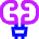 Urology Unirary Tract Icon from Sharp Neon Set