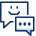 Bubble Chat Double Typing Smiley Face 2