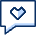 Bubble Chat Favorite Heart 1