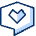 Bubble Chat Favorite Heart 3