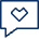 Bubble Chat Favorite Heart 1