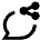 Message Chat Round Share