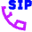 Phone Call Dialer Sip Icon from Sharp Neon Set