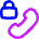 Phone Call Locked Icon from Flex Neon Set