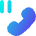 Phone Call Pause Icon from Flex Gradient Set