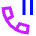 Phone Call Pause Icon from Sharp Neon Set