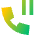 Phone Call Pause Icon from Sharp Gradient Set