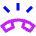 Phone Call Ring Volume Icon from Sharp Neon Set