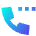Phone Call Setting Icon from Sharp Gradient Set