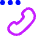 Phone Call Setting Icon from Flex Neon Set