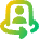 Phone Camera Front Icon from Flex Gradient Set