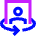 Phone Camera Front Icon from Sharp Neon Set