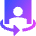 Phone Camera Front Icon from Sharp Gradient Set