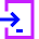 Phone Open In Mobile Icon from Sharp Neon Set