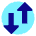 Mobile Data On Icon from Sharp Pop Set