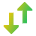 Mobile Data On Icon from Sharp Gradient Set