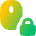 Mouse Lock Icon from Flex Gradient Set