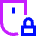 Mouse Lock Icon from Sharp Neon Set
