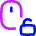 Mouse Lock Off Icon from Flex Neon Set