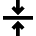 Arrow Align Center Icon from Sharp Remix Set