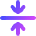 Arrow Align Center Icon from Flex Gradient Set