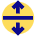 Arrow Align From Center Icon from Sharp Pop Set