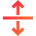 Arrow Align From Center Icon from Sharp Gradient Set