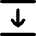 Arrow Align Move Down Bottom Icon from Flex Remix Set