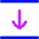 Arrow Align Move Down Bottom Icon from Flex Neon Set
