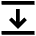 Arrow Align Move Down Bottom Icon from Sharp Remix Set