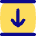 Arrow Align Move Down Bottom Icon from Flex Pop Set
