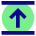 Arrow Align Move Up Top Icon from Sharp Pop Set