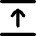 Arrow Align Move Up Top Icon from Flex Remix Set