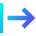 Arrow Right Start Icon from Sharp Gradient Set