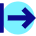 Arrow Right Start Icon from Sharp Pop Set