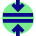 Arrows Compress Flatten Icon from Sharp Pop Set